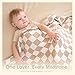 HardNok Ultra Soft Muslin Baby Blanket,A Versatile Swaddle and Bed Blanket for Babies, Toddlers, Boys, and Girls (1 Coffee Checkered 1 Pack).