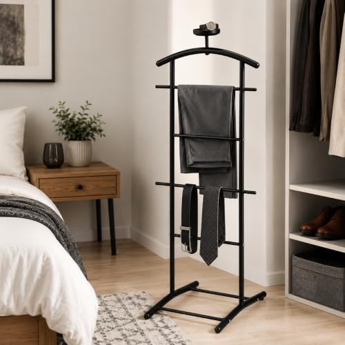 KB Designs Suit & Tie Freestanding Valet Stand