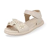 natation 4 ans et demi  Hoylson Sandales de Bébé Fille Bout Ouvert Enfants Chaussures d\'été pour 1-6 Ans(Blanc, EU 24)