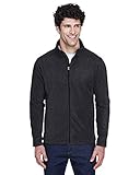 Ash City Core 365 Men's Journey Fleece Jacket, Medium, HTHR CHRCL 745