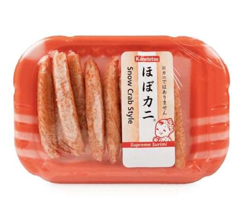 Kanetetsu Imitation Crab Leg Meat Gourmet Surimi 3.17oz