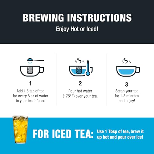 Image of Tiesta Tea - Chinese Gunpowder, Loose Leaf, Traditional Smoky Green Tea, Premium Aromatic Blend, Medium Caffeinated Green, Make Hot or Iced Brews Up to 25 Cups, 2 Ounce Resealable Pouch