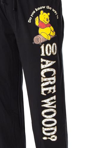 Disney Adult Winnie The Pooh 100 Acre Woods Lounge Sleep Pajama Pants2