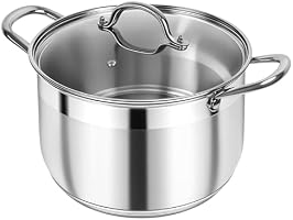 Kirecoo 12 Quart 5-Layer Base stock pot
