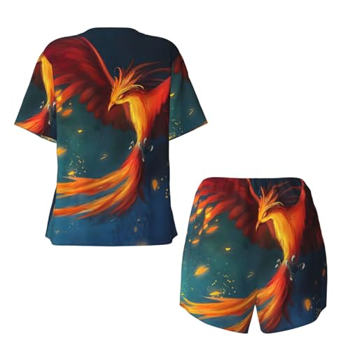 Imprimé Phoenix rouge orange EdWal pour raviver vos tissus ternes