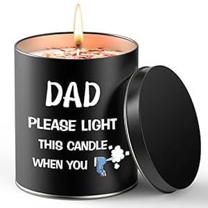 Fathers Day Candles Gifts for Dad from Daughter Son, Funny Scented Candles Dad Gifts for Dad Men Grandpa,Fathers Day Presents for Dad on Birthday Christmas Fathers Day