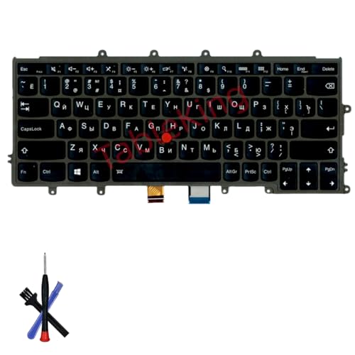 Clavier rétroéclairé russe Thinkpad X240 X250 X260 de rechange pour ordinateur portable
