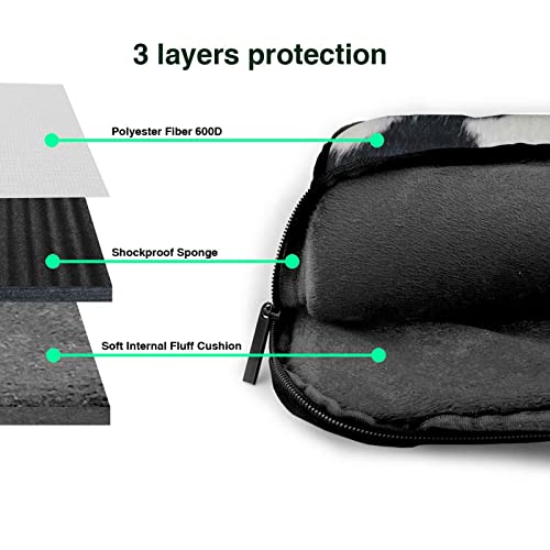 Sac ordinateur portable cuir de vachette de qualité supérieure - 7