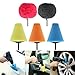 5pcs Polishing Pad Buffing Wheel Kit for Drill Buffing Sponge Pads Kit Car Wheel Hub Care Metal Polish Buffing Polishing Ball for Automotive Car Wheels Care Buffing Tool Polishing Cone Sponge Pads