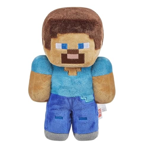 Mattel Minecraft Basic Plush Character Soft Dolls Video Game-Inspired Collectible Toy Gifts for Kids & Fans Ages 3 Years Old & Up HHG11