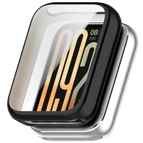 RUIIOCVKK for �V���I�~ Xiaomi Band 10 Pro �P�[�X �X�}�[�g�E�H�b�` �S�ʕی� TPU ���b�L �E���ȒP �^�b�`���x���� �ϏՌ��� �����h�~ Xiaomi Smart Band10 Pro Standard Edition 