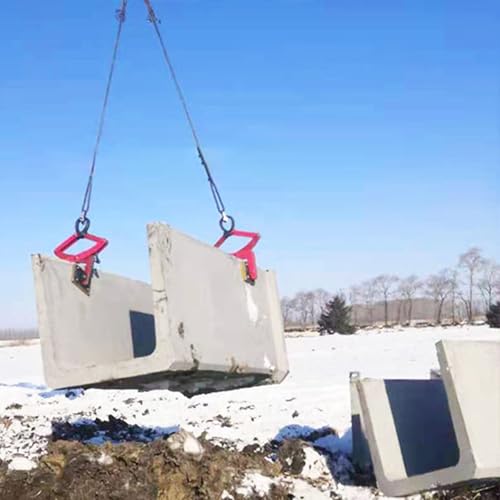 Pince de levage en tôle d'acier robuste pour plaques et dalles de granit - 7