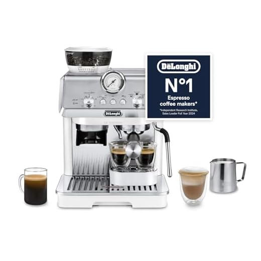 De'Longhi La Specialista Arte EC9155.W, Barista Pump Espresso Machine, Bean to Cup Coffee and Cappuccino Maker, 8 Grinding Settings, MyLatte Art Frothing Wand, 1550W, White