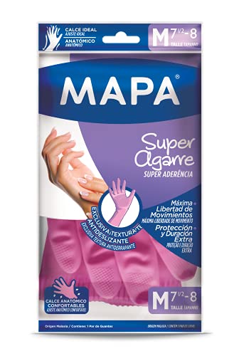 Mapa Luva Super Agarre M Rosa