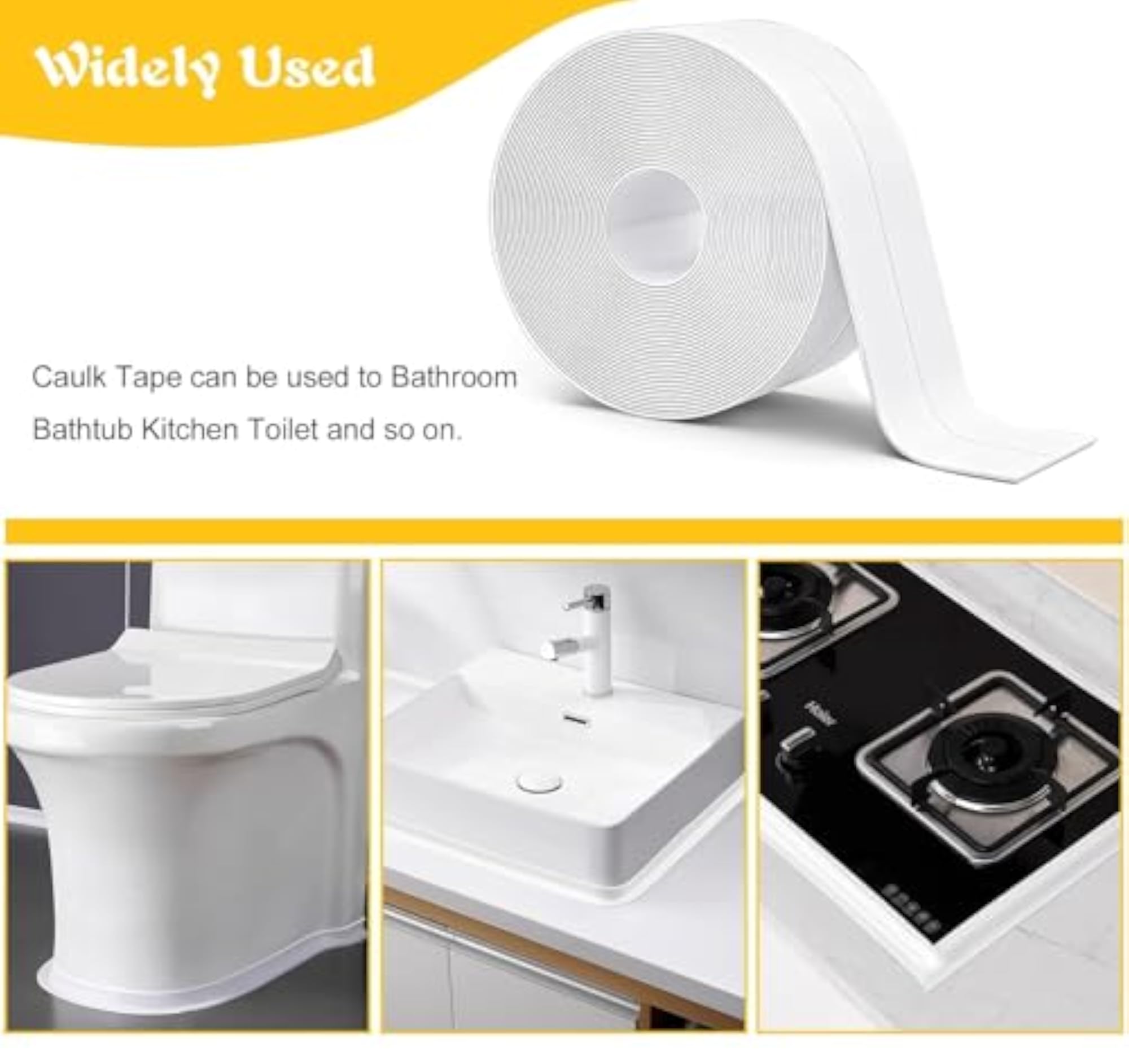 Waterproof Self Adhesive Caulk Tape