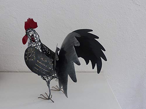 COQ en Acier Verni Anti-Rouille pour Décoration Extérieure Durable sans Entretien - 4