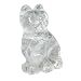 Produktbild Bergkristall Katze ca. 40 x 25 mm als Handschmeichler oder als Glücksbringer.(3524)