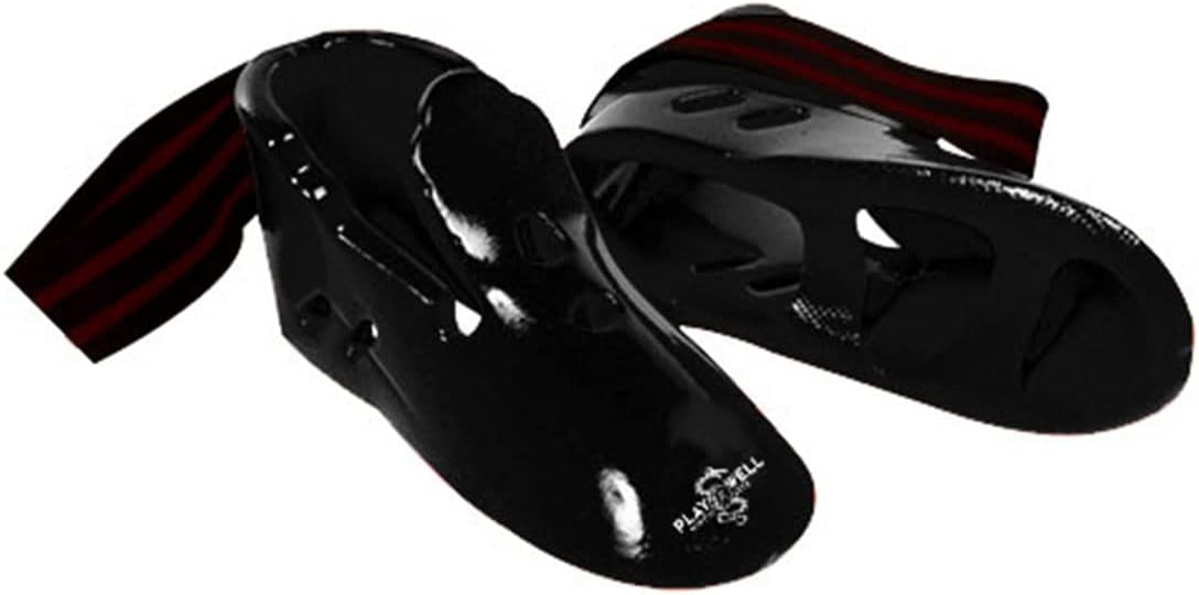 Martial Arts Dipped Foam Sparring Competition Boots Black - NEW