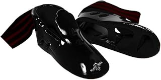 Martial Arts Dipped Foam Sparring Competition Boots Black - NEW