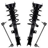 Detroit Axle - Front Struts Sway Bars for 2016-2020 Kia Sorento, 2 Struts with Coil Springs 2 Sway Bars 2017 2018 2019 Suspension Replacement