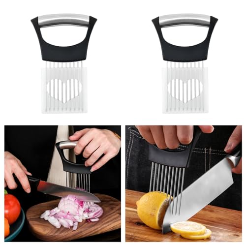 Hachoir à oignon, trancheuse à oignon, coupe-oignon, étui en forme de cœur disponible, trancheuse et hachoir à oignon, coupe-légumes, attendrisseur de viande, attendrisseur de viande. /672(2 Pins+2 Lo