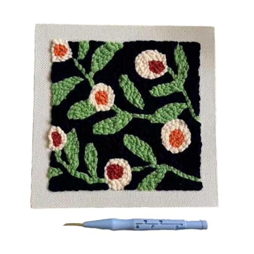 手作りウォールアート刺繍クラフト花柄木製フレームクラフトウォールアートステッチ材料パッケージクラフト供給大人のための
