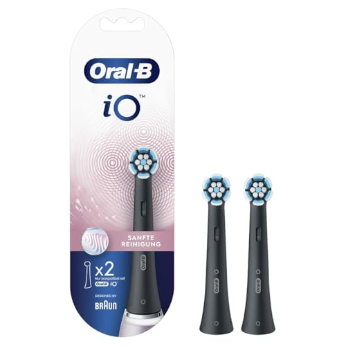 Oral-B Aufsteckb. iO sanfte Reinigu. 2er Nero