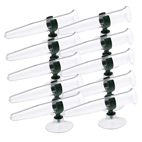 TOYANDONA 16 Piezas Tubo de Agua Floral con Ventosa Doble para Preservar Flores para Arreglos y Nutrición de Plantas