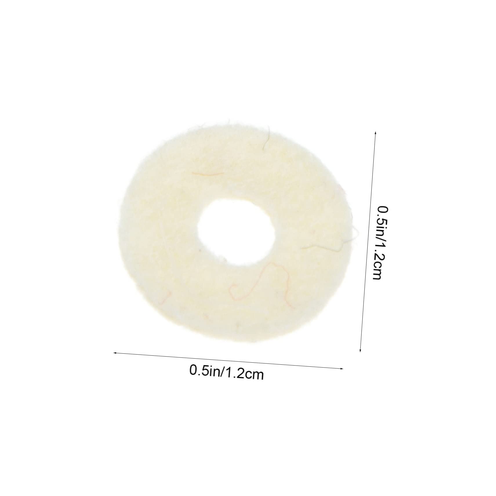 SUPVOX 90pcs Piano Key Washers Pads Professional Piano Tuning Tools Accessories Piano Keyboard Washers Labels Piano Repair Parts Keys Keyboard Balance Washer Caps Piano Washers