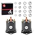 MOTO1988 2Pcs 12 Volt 4 Terminal Starter Solenoid Relay Compatible with Club Car DS & Precedent Gas Golf Cart 1984-up OEM 1013609 1012275