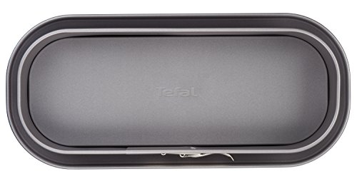 TefalJ-Delibake-1640314-Cake-Mould-with-Hinge-30-x-11-cm-RedGrey