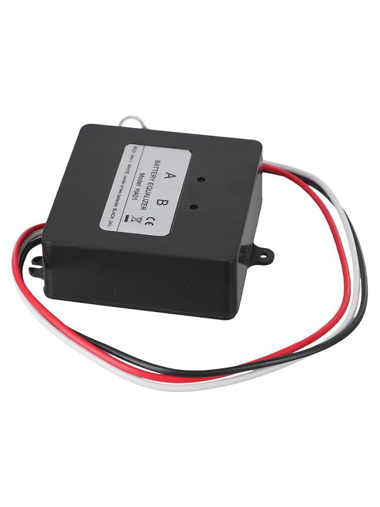 Equilibrador de batería, 24 V 48 V pantalla LED ecualizador inteligente de batería, equilibrador de voltaje de carga y descarga de batería para plomo ácido, batería de litio (HA01)
