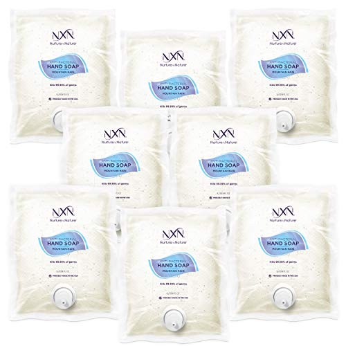 NXN Cartuchos De Recarga De Sabonete Antibacteriano Para Dispensador R-Series, 1000Ml, Mountain Rain