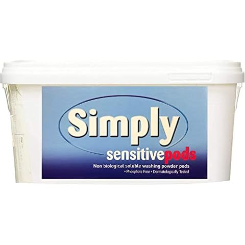 Simply Sensitive Non-Bio Soluble Powder Soft-Tabs - Pack of 200 Washes Cover