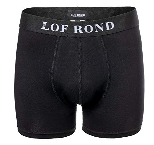 6er Pack Boxershorts Retroshorts Unterhose Herren Baumwolle schwarz Größe XXL Cover