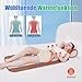 Ganzkörper-Massagematte mit Wärme, Rückenmassage-Pad, Lendenwirbeltraktion & Entspannung, Ganzkörperheizung, 4 Massagemodi & 6 leisere Motoren, verstellbare Taille für 1,5 m - 1,8 m, faltbares und