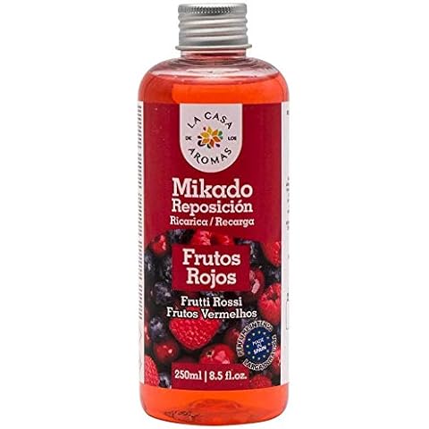 H HANSEL HOME & La Casa de Los Aromas Reed Diffusers 250 Ml (Red Fruits, 1 Pc) Cover
