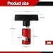 Sinytuto 2 PCS Car Engine Hood Support Rod Replacements, Multi-Purpose Metal Vehicle Hood Strut Clamp-Lifting Tools, Universal Anti-Slip Durable Automotive Support Device Accessories (Red)