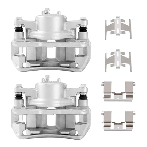 MOSTPLUS Front Brake Calipers With Bracket Compatible with Select Honda and Acura Models - Accord CR-V Odyssey Prelude Integra TL CL Isuzu Oasis 19B1460 19B1461