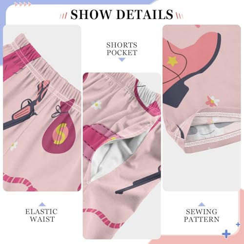 Western Element Boys Pants Boys Athletic Pants Long Pant for Boywith Pockets Wide-Leg Size 6-14Y4