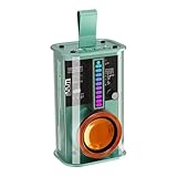 Altavoz inalámbrico portátil,Pequeños altavoces estéreo de frecuencia completa con batería de 500 mAh | Altavoz que cambia de color para el hogar para camping