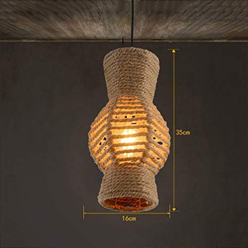 Lustre vintage corde de chanvre pour métamorphoser un espace sombre