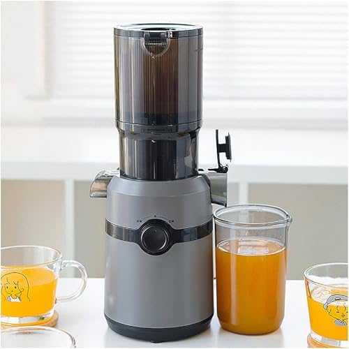 Exprimidor de prensa en frío para frutas y verduras enteras, tecnología de separación de jugos para jugo fresco y rico en nutrientes en casa, fácil limpieza, funcionamiento silencioso