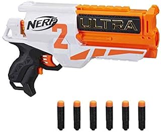 Zautomatyzowana wyrzutnia Nerf Ultra Two, szybkie przeładowywanie od tyłu, dołączono 6 strzałek Nerf, zgodna wyłącznie ze strzałkami Nerf Ultra.