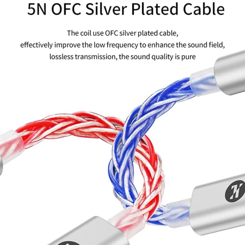 Image of JCALLY JM6 Pro USB C Type-C to 3.5 mm Dual DAC CX31993 MAX97220 Headphones Digital Audio Portable Decoding Amplifier HiFi DAC Mobile Headphone Adapter (Blue)