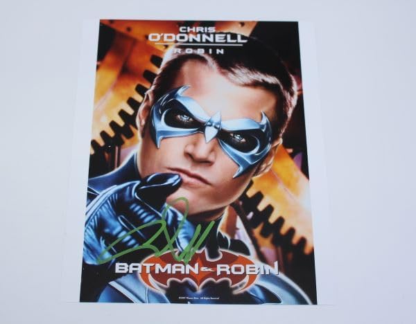 Batman & Robin Dick Grayson Robin' Chris O'Donnell Hand Signed Au...