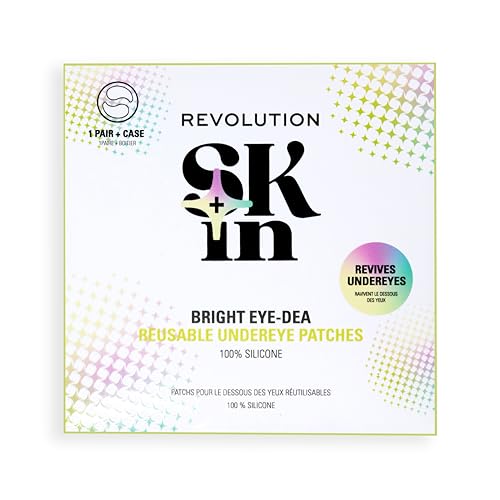 Revolution SKin, Silicone Eye Patches, Parches de Silicona Reutilizables, Desinflaman e Hidratan, Vegano y Libre de Crueldad, 1 Par - imagen 5