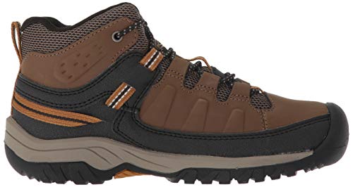 Keen Big Kid's Targhee Mid Height Waterproof Hiking Boot, Dark Earth/Golden Brown, 6 Bk (Big Kid's) Us #TOP5