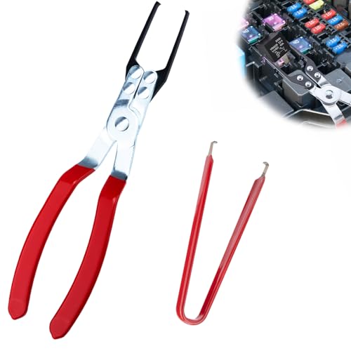 BFXM Relay Puller Pliers Fuse Puller Tool for Car Automotive Fuse Puller Tool Car Electrical Disconnect Pliers Car Electrical Remover Tool Automotive Tools for Removing Relays Fuse on Vehicles