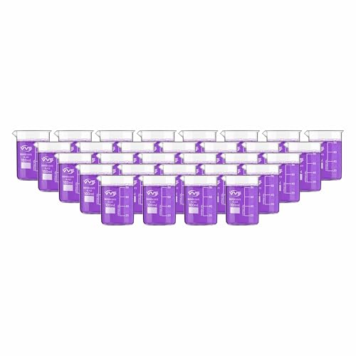 Image of VVS Borosilicate Glass Beaker 100ml pack of 30 of For School College, Lab Laboratry and professional use